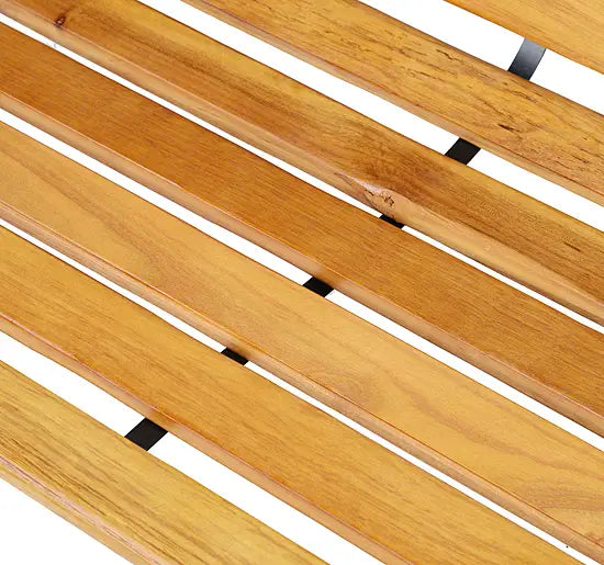 🌿 Banco de Jardín Modelo Wood Steel Balance 2 Plazas Madera y Acero