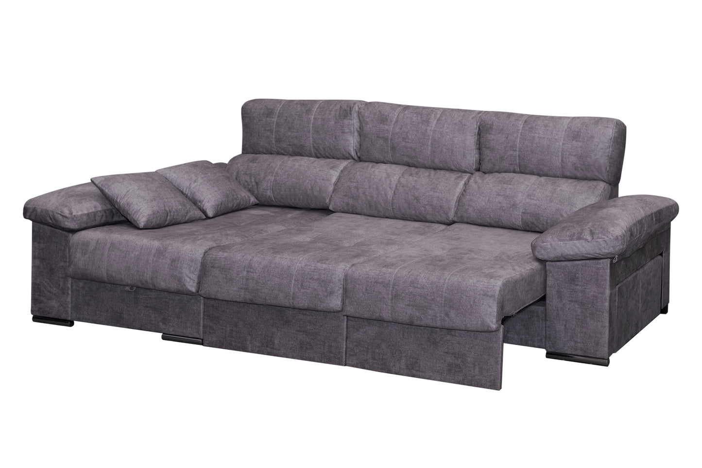 🛋️ CHAISE LONGUE CAMA “MODELO ROMA” – ARCÓN, EXTRAÍBLE XL Y RECLINABLE