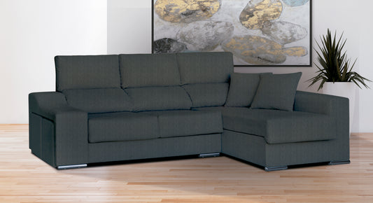 🛋️ CHAISE LONGUE “MODELO SEVILLA” – RECLINABLE, EXTRAÍBLE Y CON ARCÓN