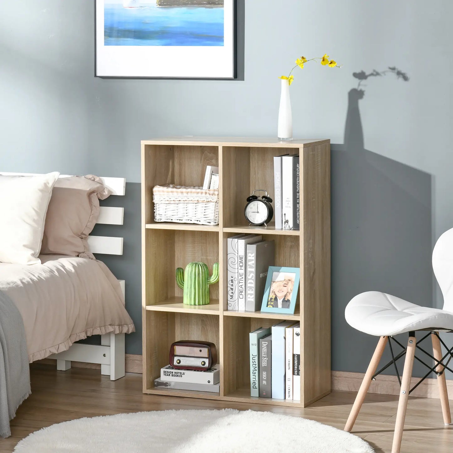📚 Librería Modelo CUBIK ROBLE – Orden Modular con Estilo
