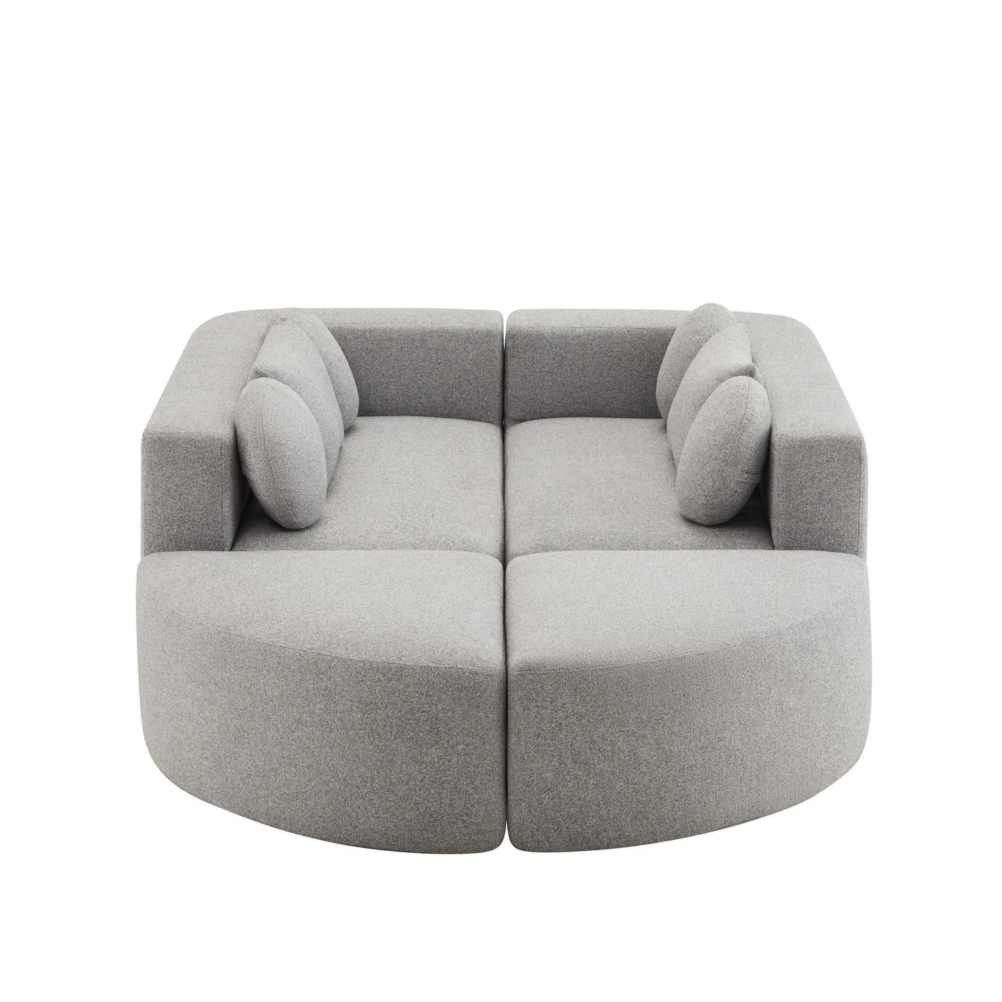 🛋️ SOFÁ CAMA MODULAR “CLOUD” – CHENILLA, ESPUMA DE ALTA ELASTICIDAD Y MUELLES ENSACADOS