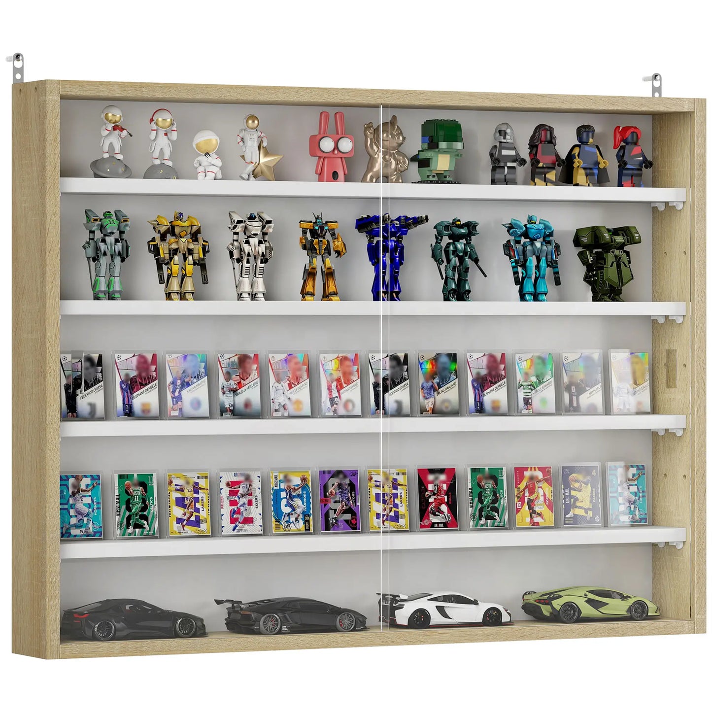 🪟 Vitrina de Pared DISPLAY GLASS – 80 cm con Puertas Correderas