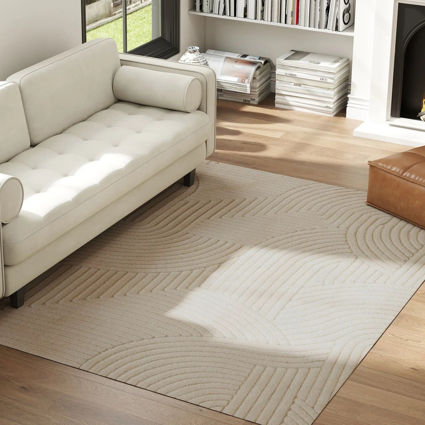 🏡 ALFOMBRA DE SALÓN 230 × 160 CM – DISEÑO MODERNO, SUAVIDAD Y CONFORT PARA TU HOGAR