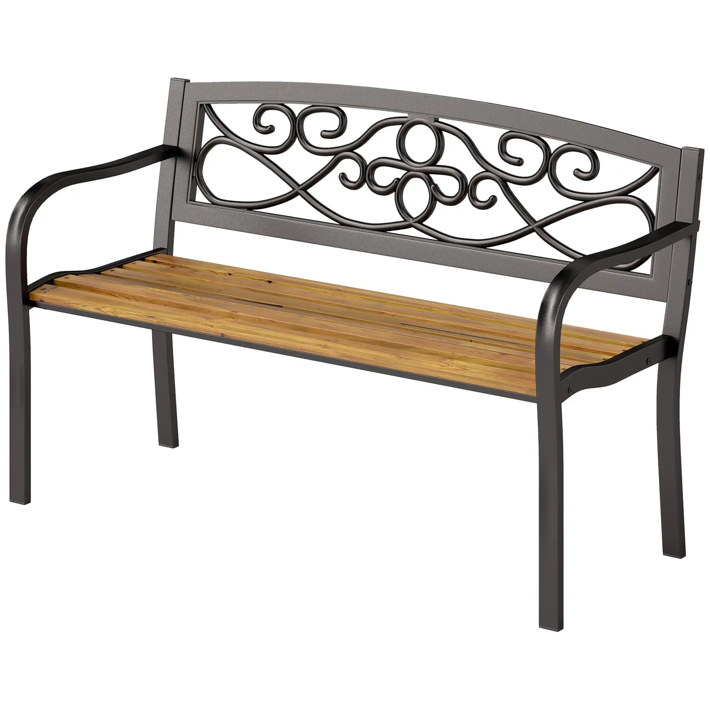 🌿 Banco de Jardín ELEGANCE FORGE 2 Plazas