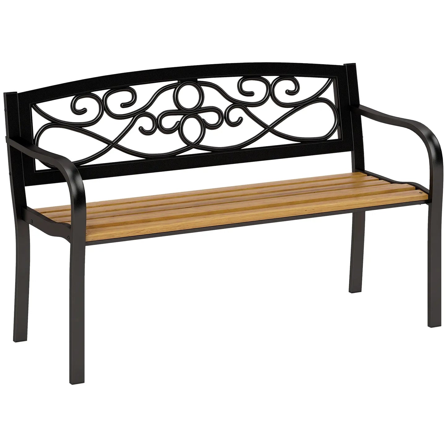 🌿 Banco de Jardín ELEGANCE FORGE 2 Plazas