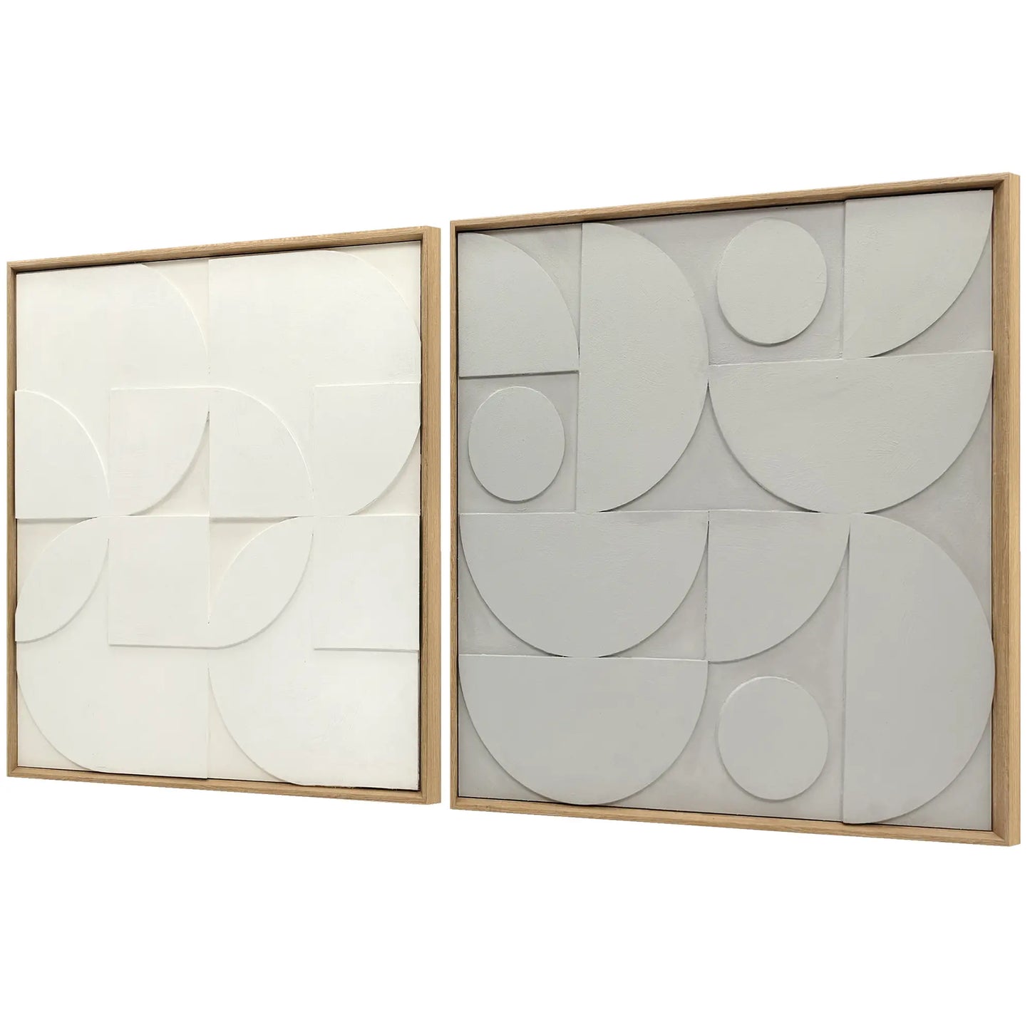 🖼️ CUADROS DECORATIVOS 3D DE PARED – SET DE 2 CUADROS MODERNOS 80 × 80 CM PARA SALÓN, DORMITORIO Y RECIBIDOR