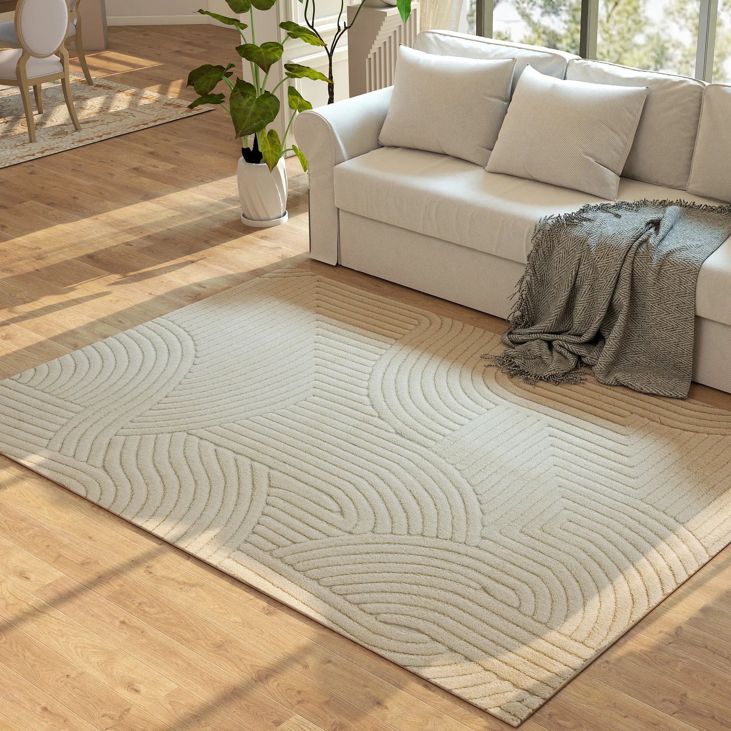 🏡 ALFOMBRA DE SALÓN 230 × 160 CM – DISEÑO MODERNO, SUAVIDAD Y CONFORT PARA TU HOGAR