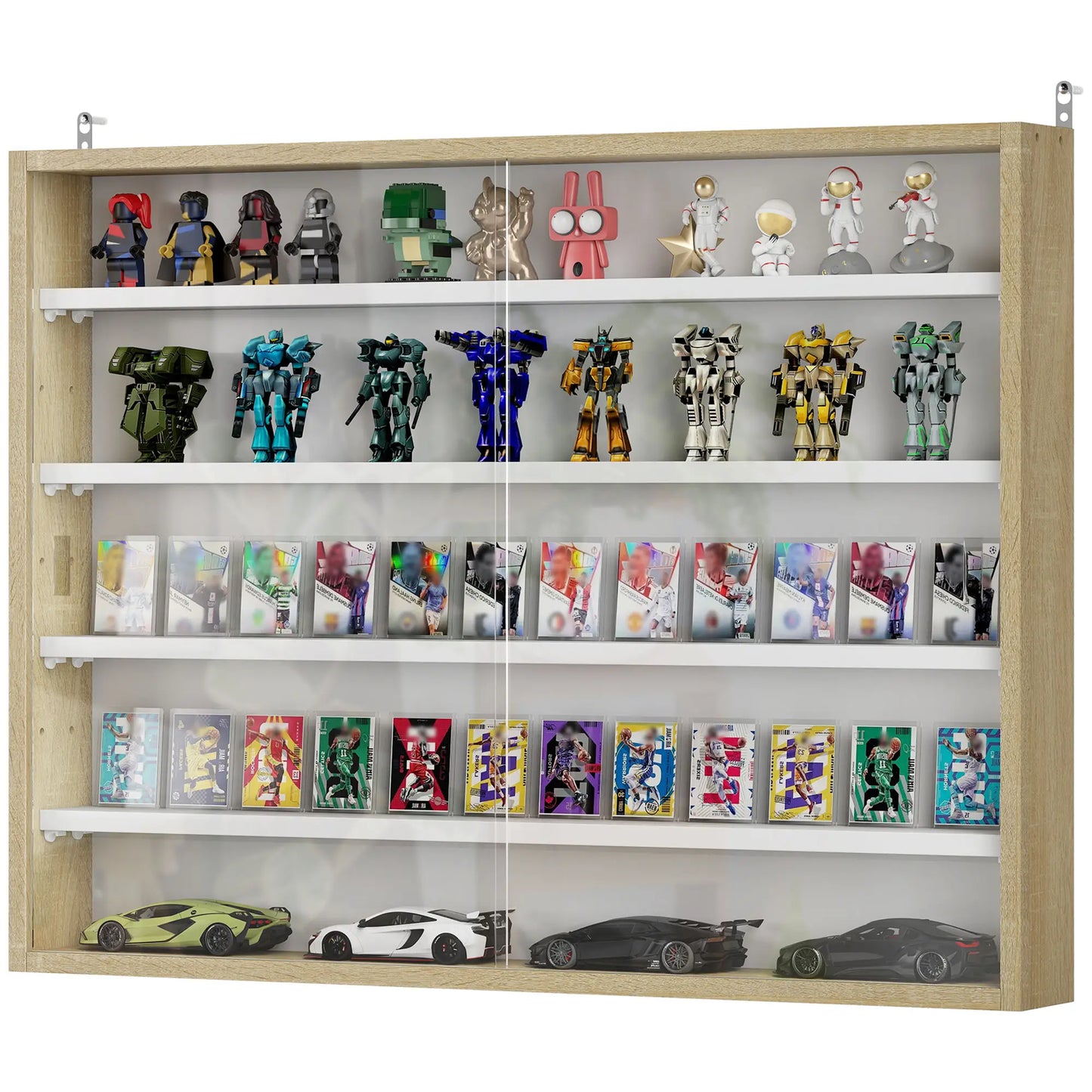 🪟 Vitrina de Pared DISPLAY GLASS – 80 cm con Puertas Correderas
