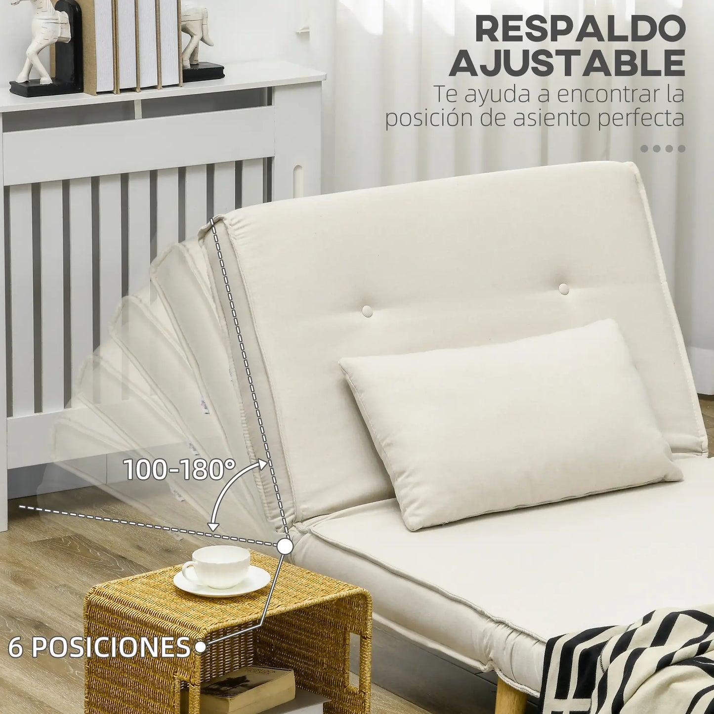 SILLÓN CAMA MODELO ATENEA 90 – CONVERTIBLE 3 EN 1 image 3