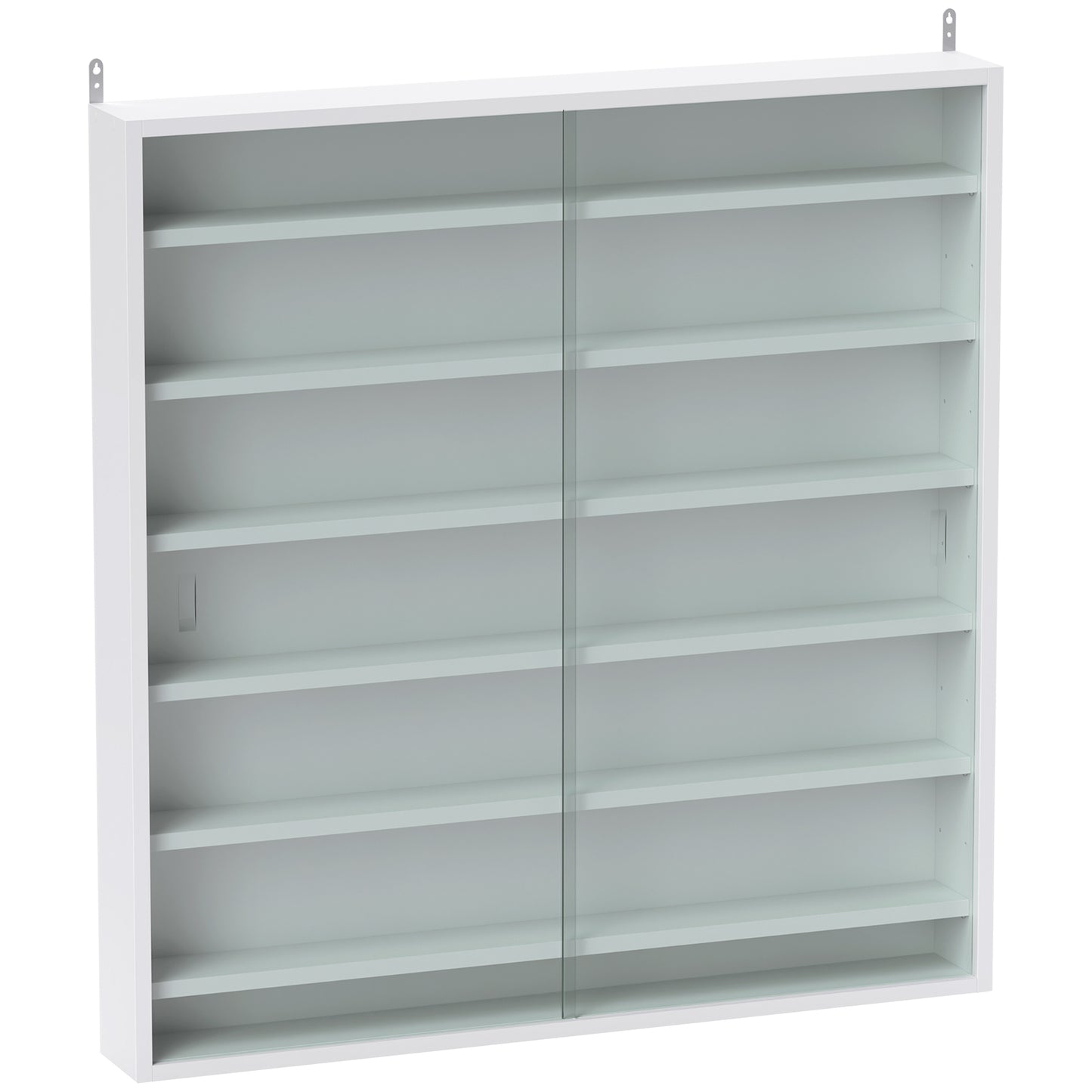 🪟 Vitrina de Pared DISPLAY GLASS XL – 80 cm con Puertas Correderas