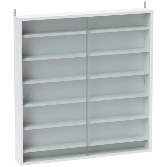 🪟 Vitrina de Pared DISPLAY GLASS XL – 80 cm con Puertas Correderas