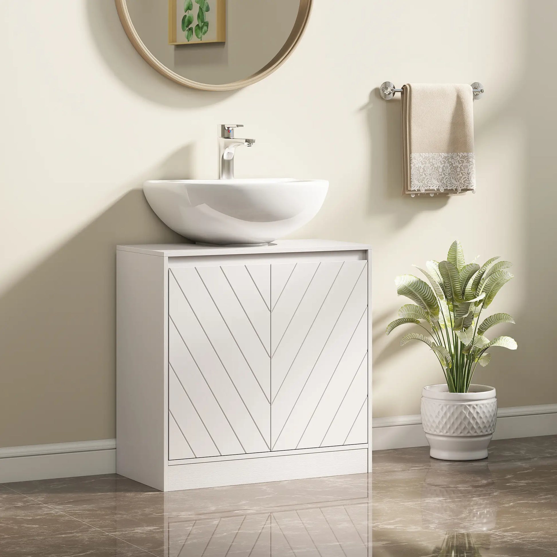 MUEBLE BAJO LAVABO BLANCORA U-60 image 0