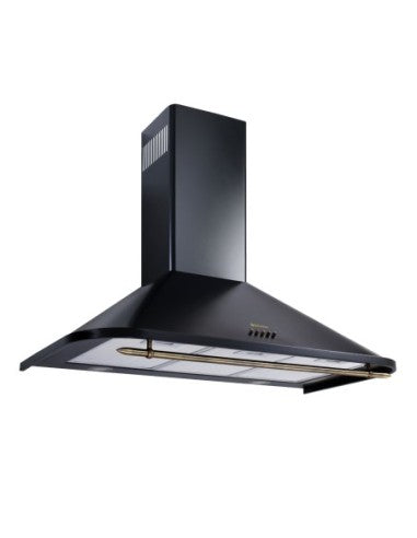 Campana de pared estilo rústico Johnson 90 cm Negra image 1