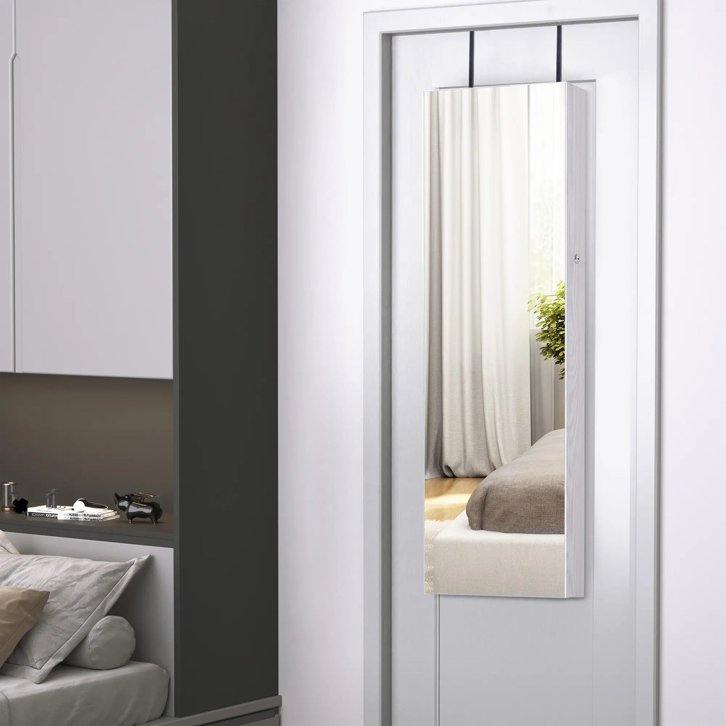 ESPEJO JOYERO LED WALL STYLE CON CERRADURA image 0