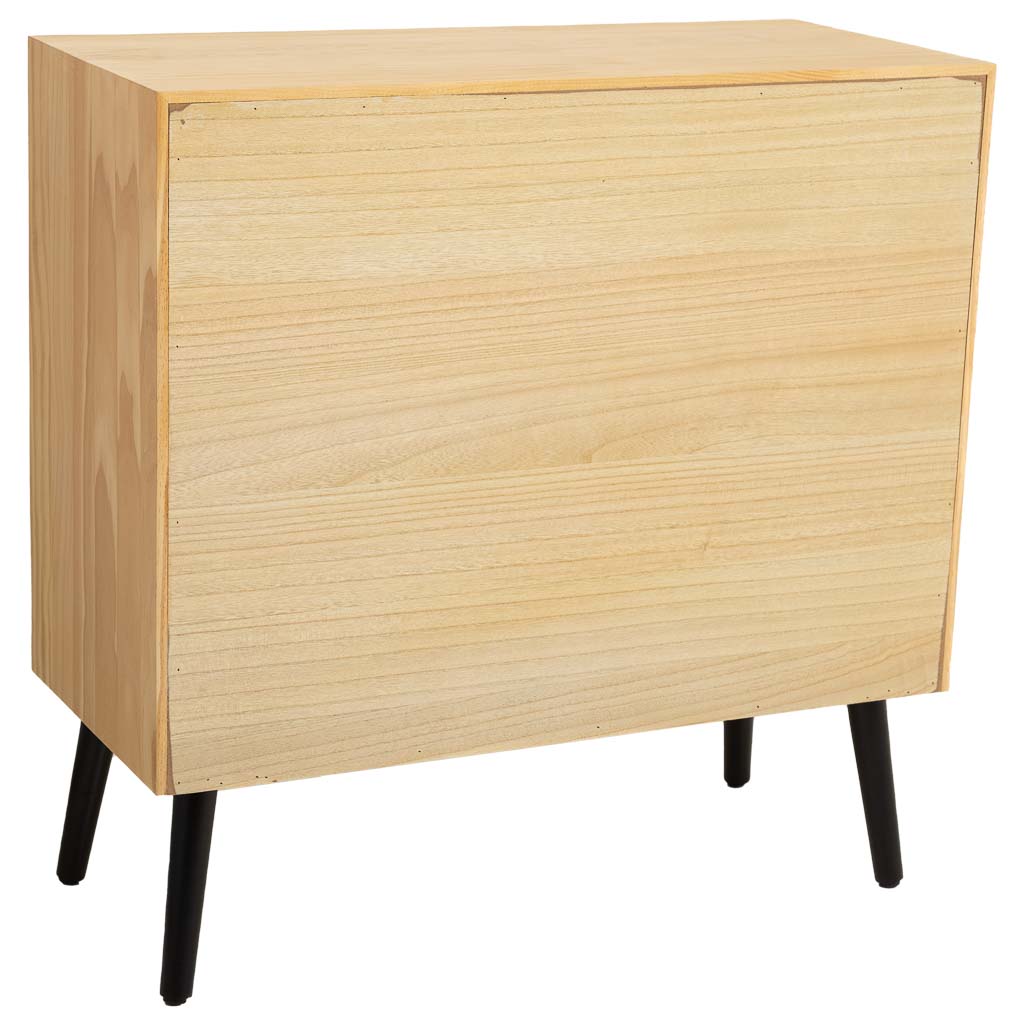 CÓMODA DE MADERA MARRÓN – COLECCIÓN DAVIS (5 CAJONES) image 5