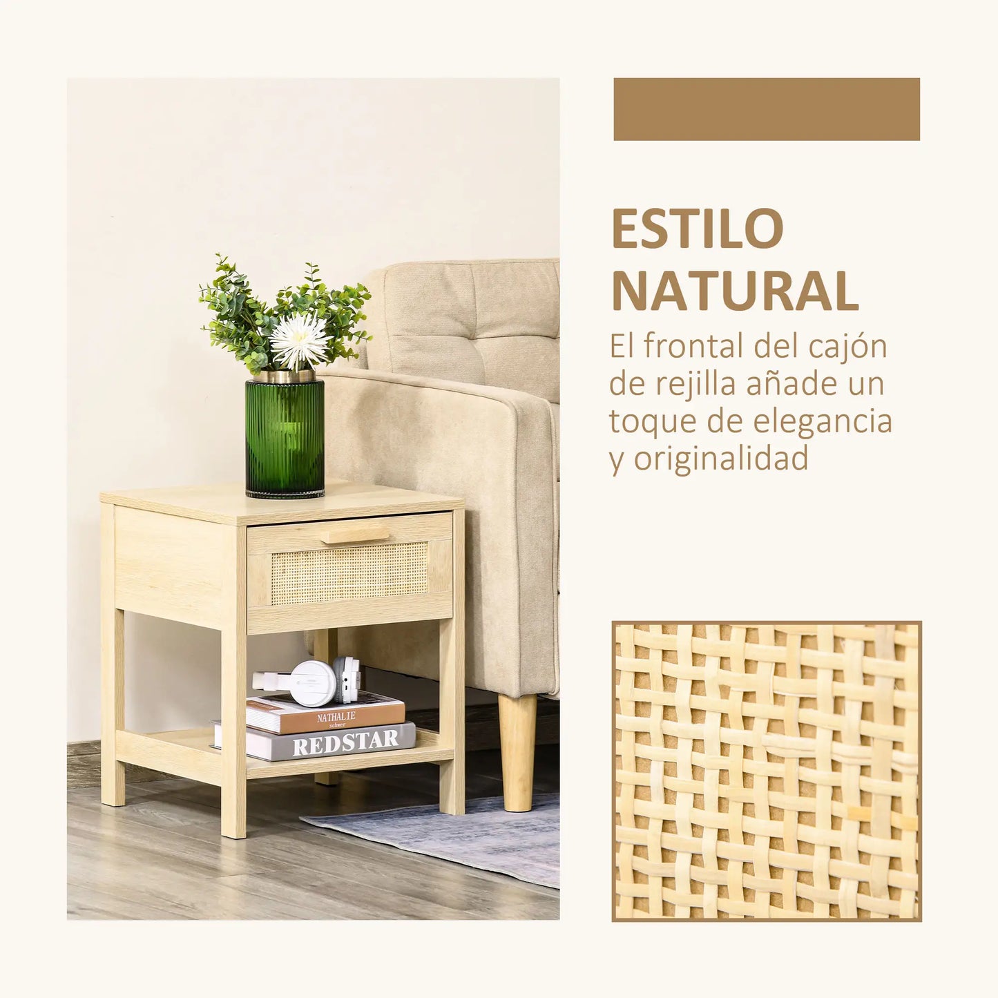 MESITA RATTAN NATURE image 1