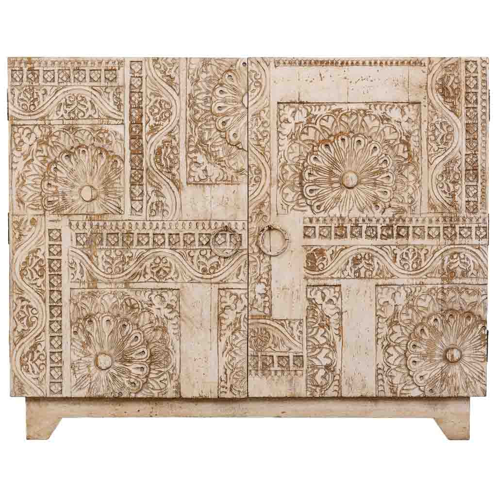 APARADOR DALIAN WHITE COMPACT ARTESANAL image 5