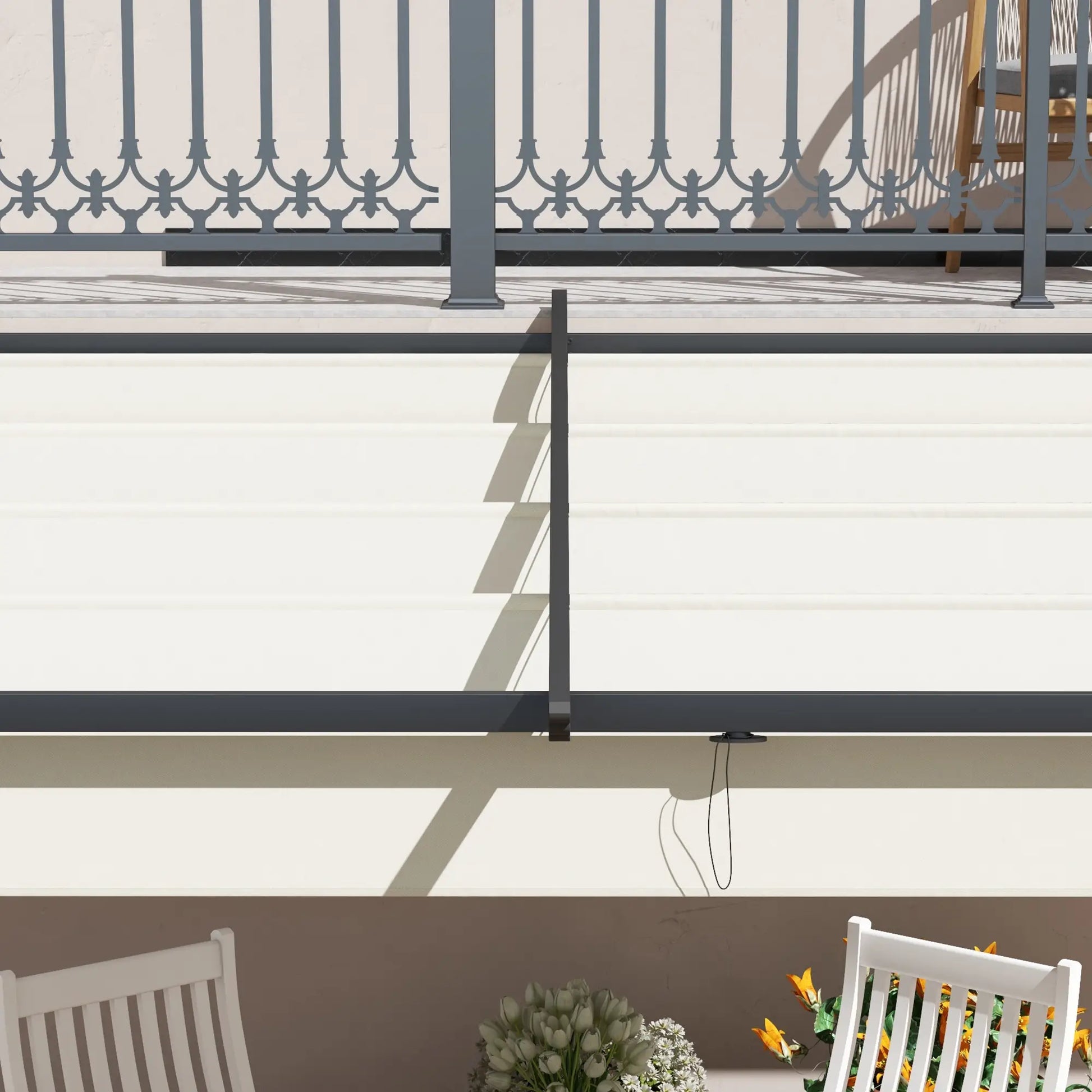 PÉRGOLA DE JARDÍN SOLENZA RETRACTIL 3X3 image 9