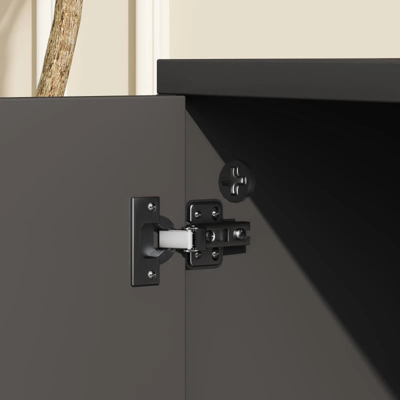 MUEBLE TV CON RUEDAS NEGRO image 5