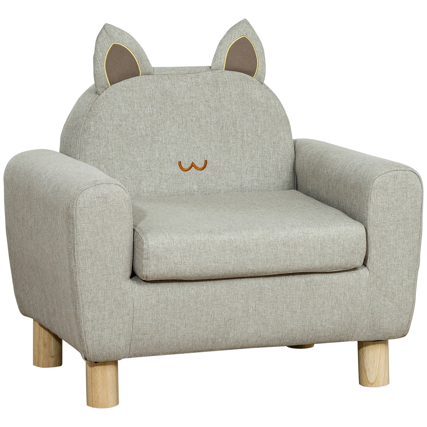 SILLÓN INFANTIL FELINO CAT MARRÓN image 0