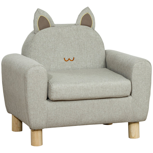 SILLÓN INFANTIL FELINO CAT MARRÓN image 0