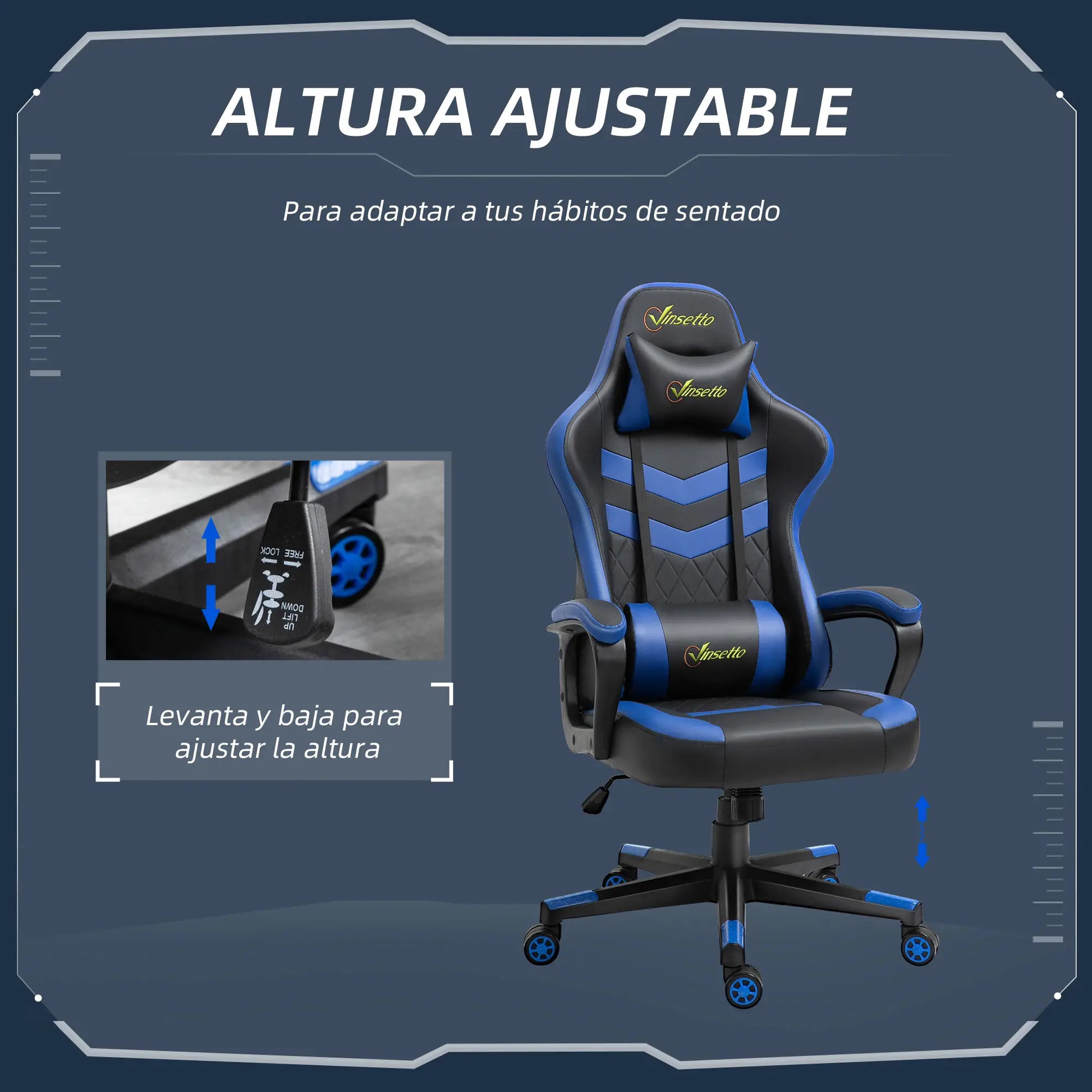 SILLA GAMING MODELO BLUELIFT image 9