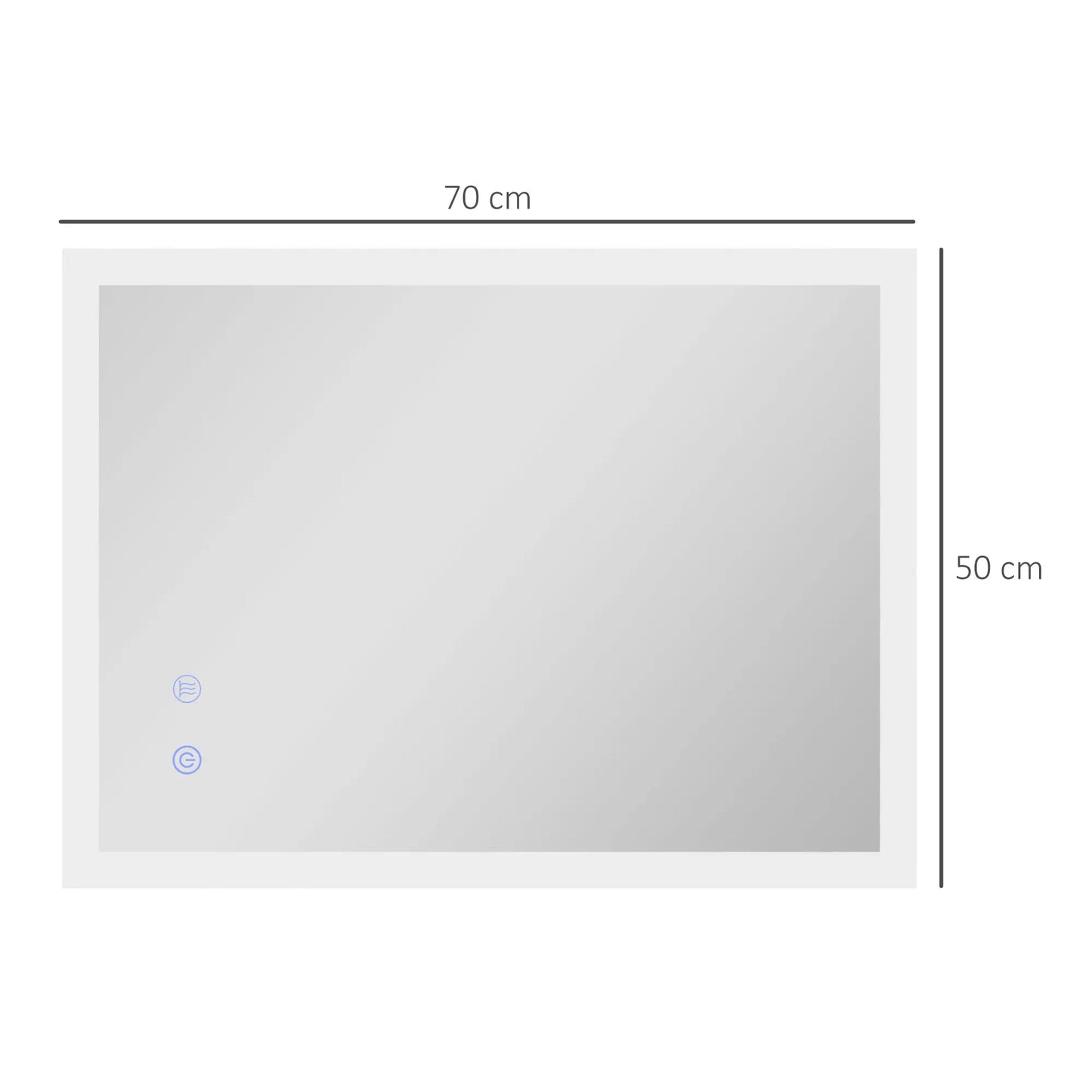 ESPEJO DE BAÑO LED LUMINA VELUX 70X50 ANTIVAHO RETROILUMINADO image 6