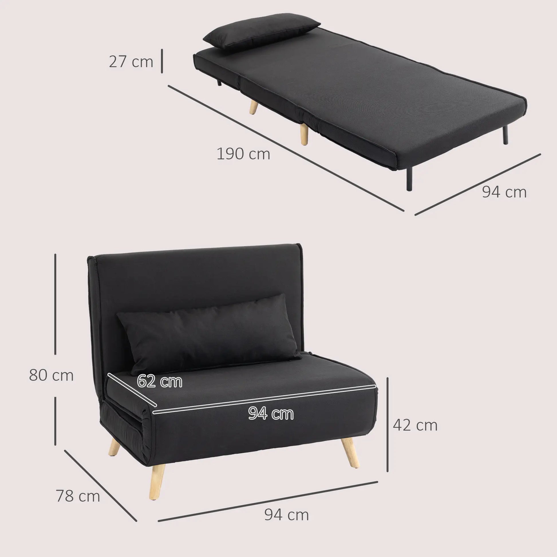 SILLÓN CAMA INDIVIDUAL MODELO VALENCIA 94 – 6 POSICIONES image 10