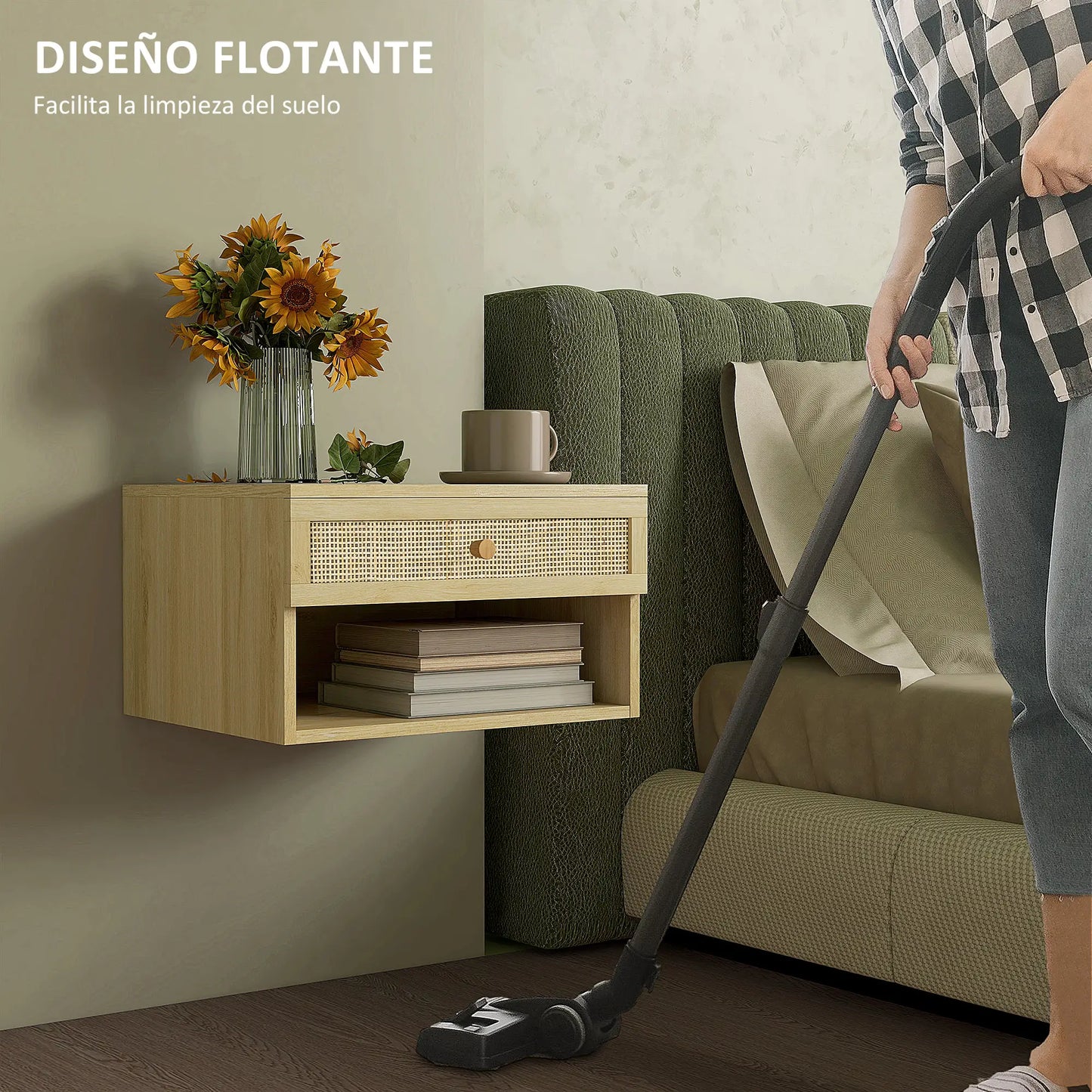 JUEGO DE MESITAS NATUR FLOAT RATTAN image 1