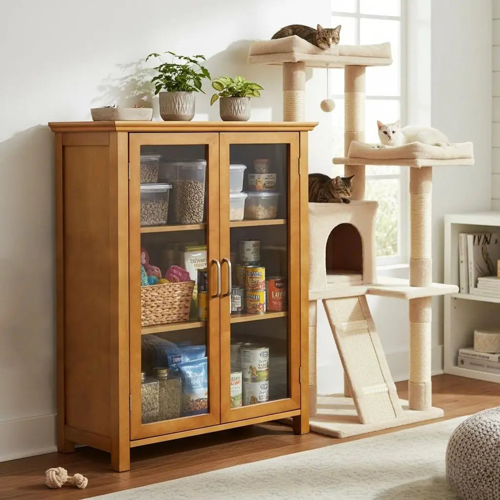 APARADOR VITRINA MODELO NOGALIS image 10