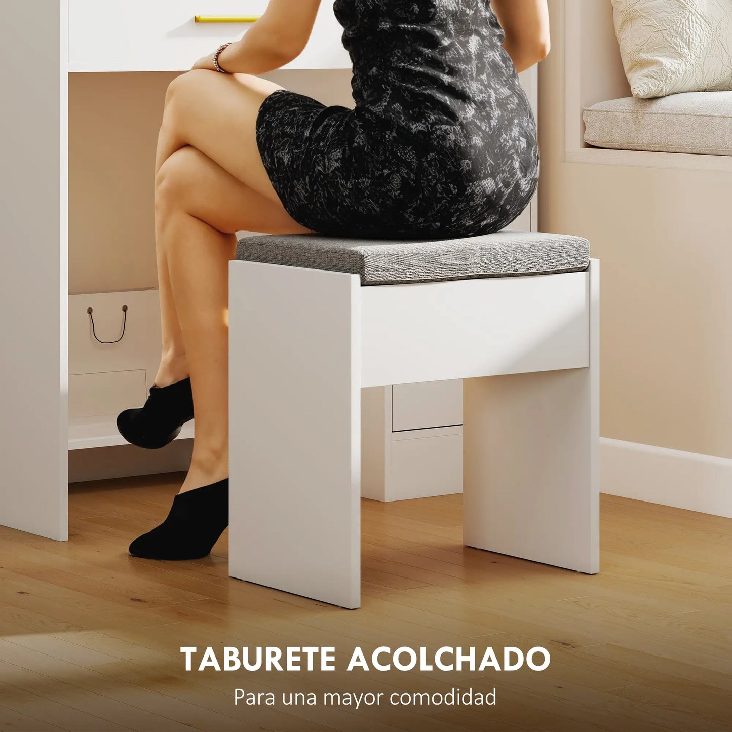 TOCADOR HOLLYGLAM WHITE LED image 7