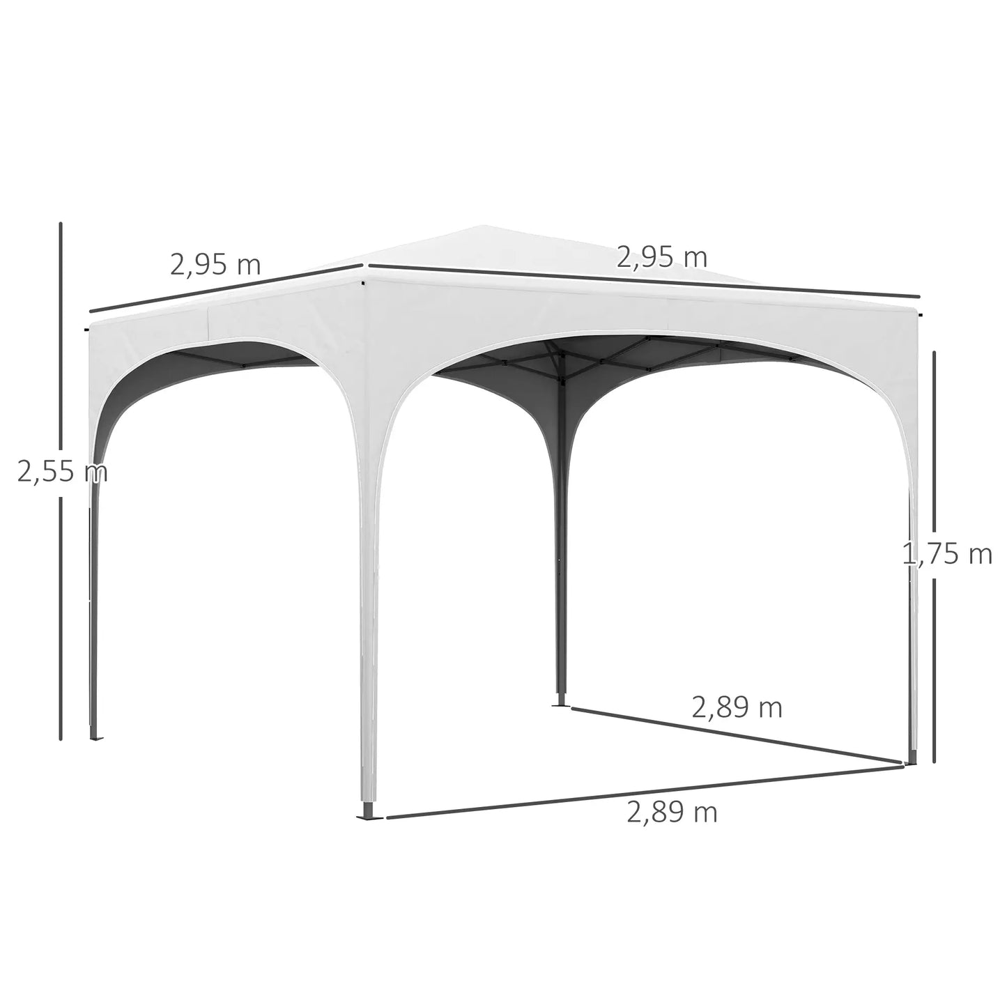 CENADOR DE JARDÍN PLEGABLE AURORA SHADE 3X3 image 1