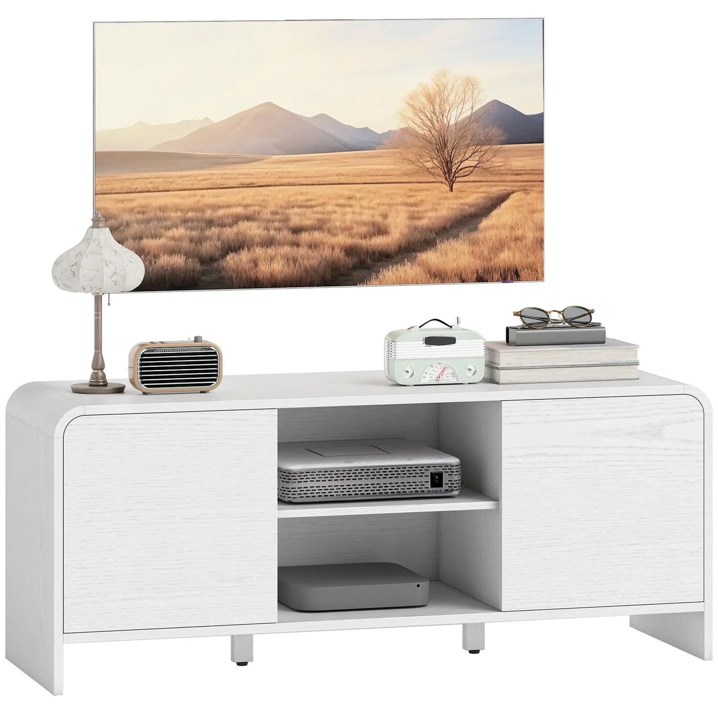 MUEBLE TV ESCANDINAVO 110 CM BLANCO image 4