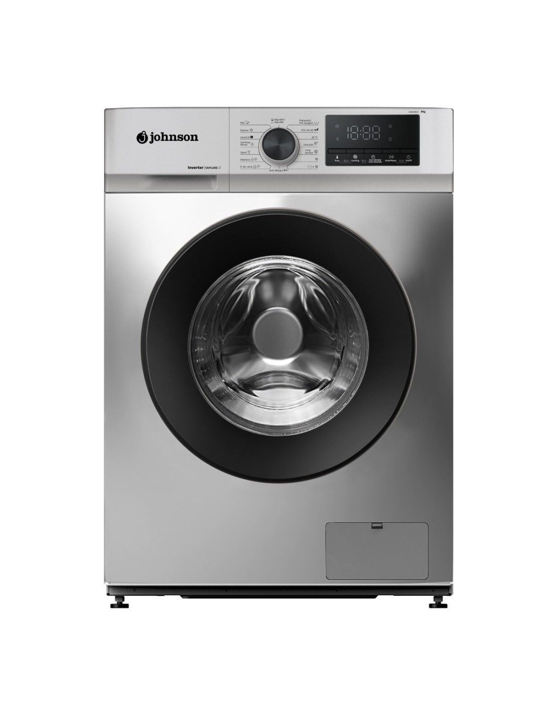 Lavadora 8 Kg A-10% Inox Look JHONSON image 0