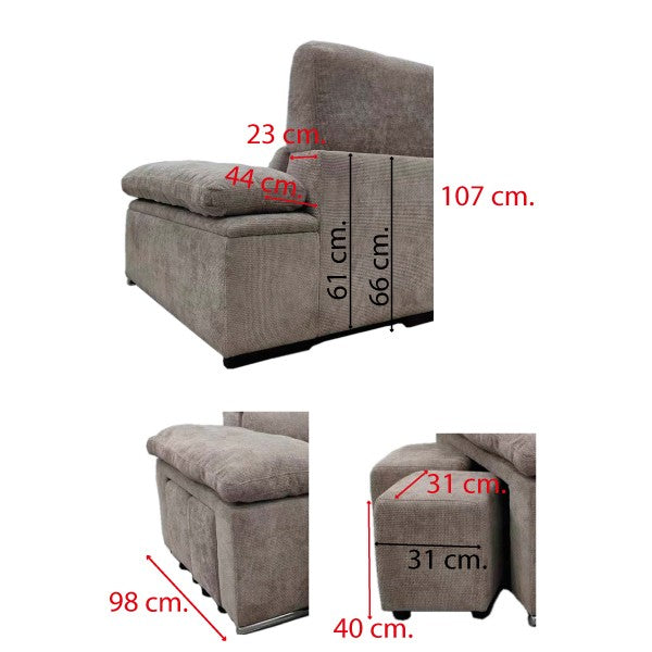 Chaiselongue cama Nadia image 4
