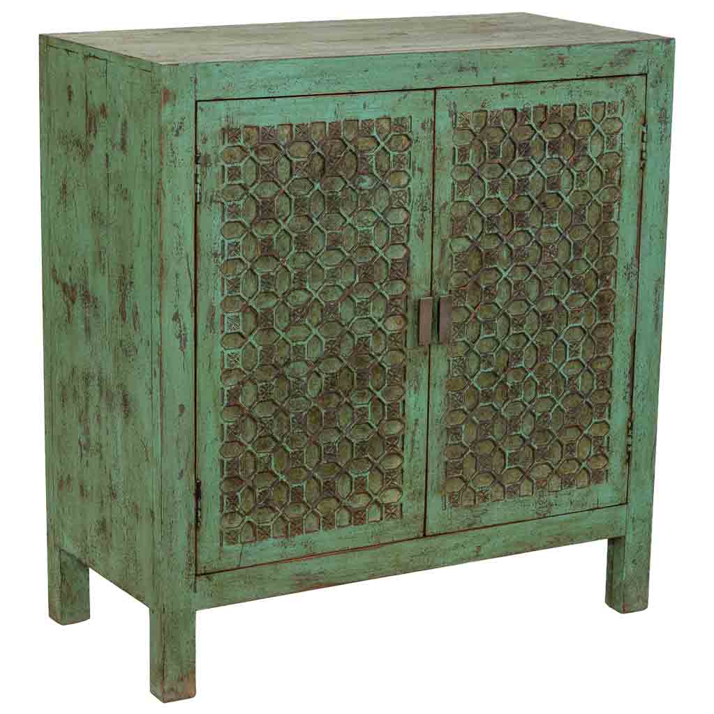 CÓMODA ARTESANAL VERDE TOSCANA 2P image 0