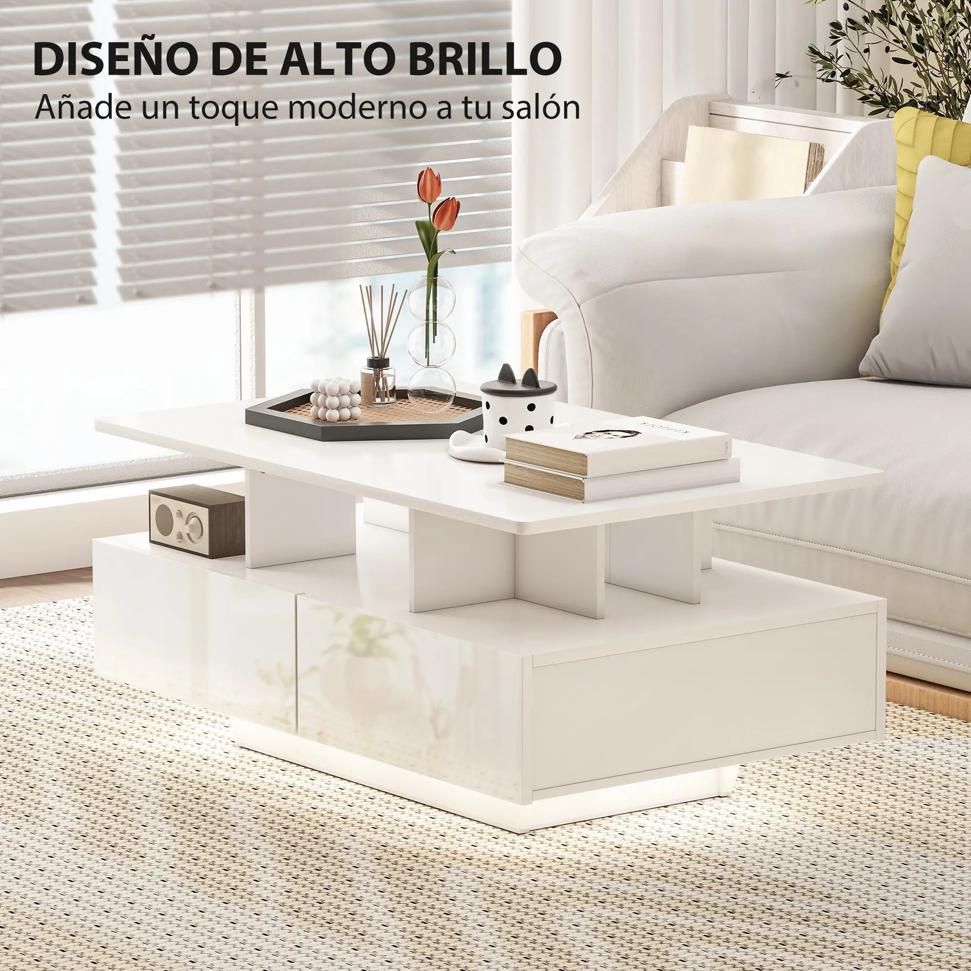 Mesa de Centro LED “LUMENBOX 90 BRILLO” image 4