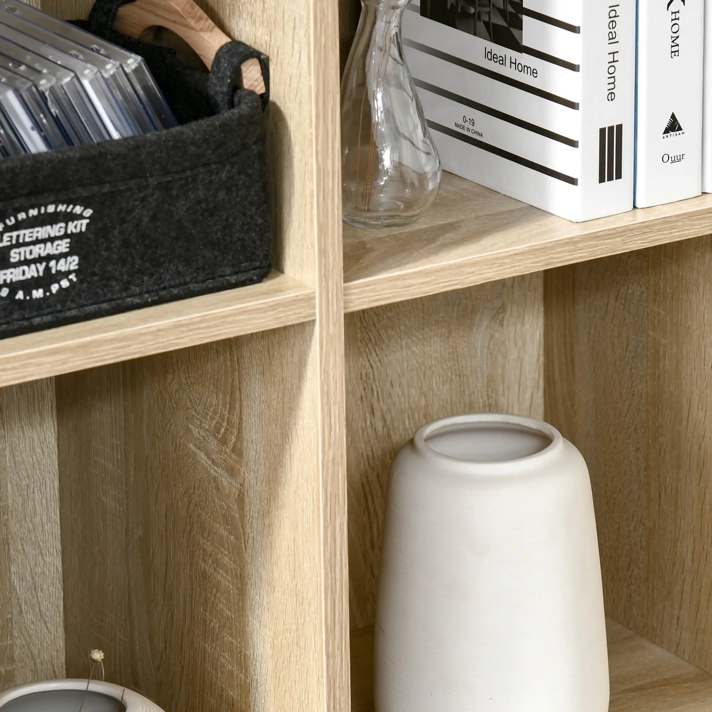 📚 Librería Modelo CUBIK ROBLE – Orden Modular con Estilo