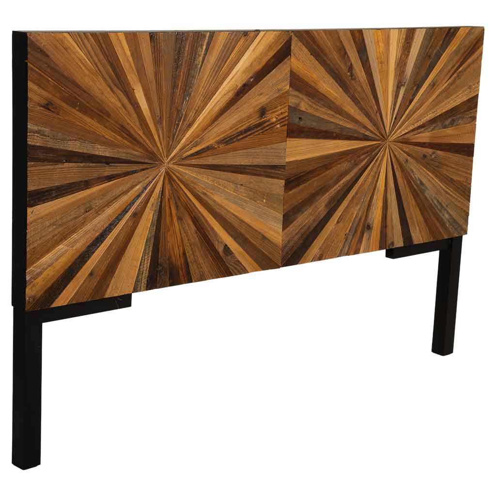 CABECERO TAKI DE MADERA RECUPERADA MARRÓN image 0