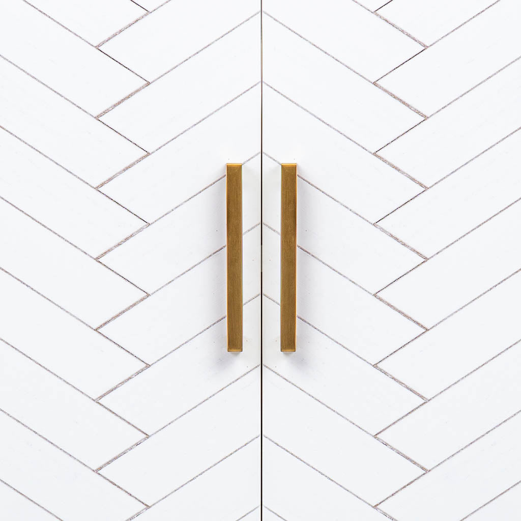 APARADOR MARTA DE MADERA Y METAL BLANCO 2 CAJONES + 2 PUERTAS image 4