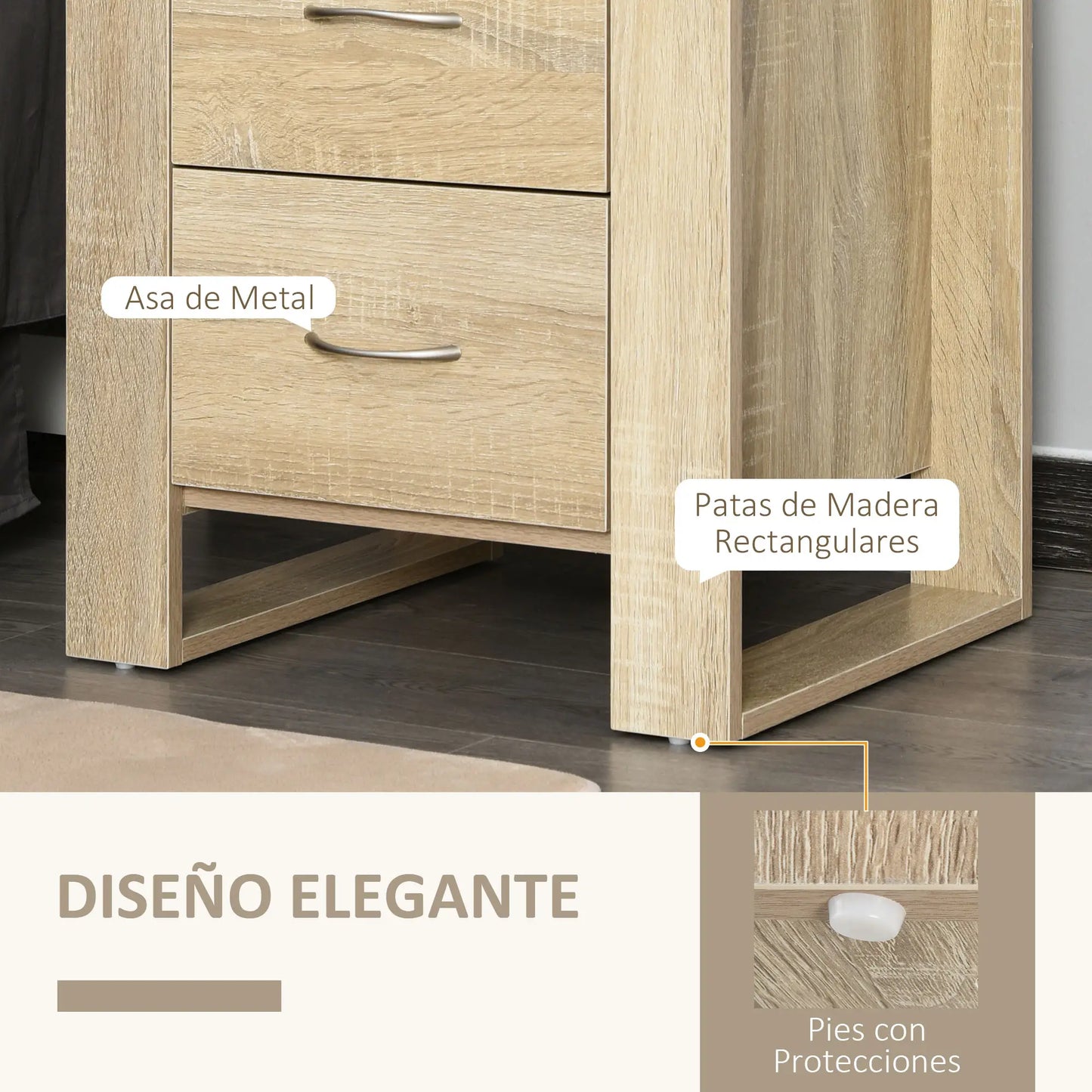 MESITA DE NOCHE NORDICWOOD DUO image 7