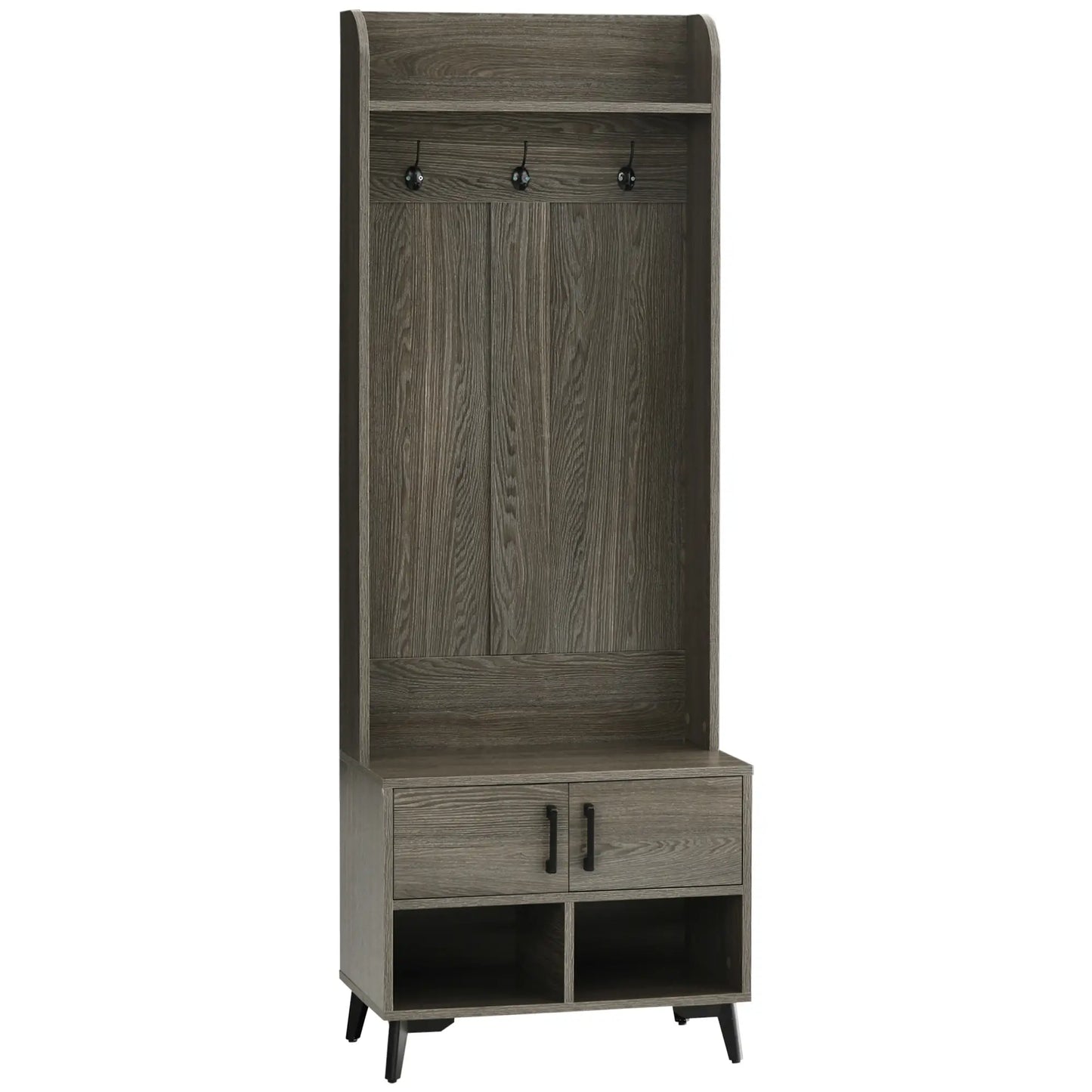 PERCHERO RUSTIC GREY STORAGE 4 EN 1 image 7