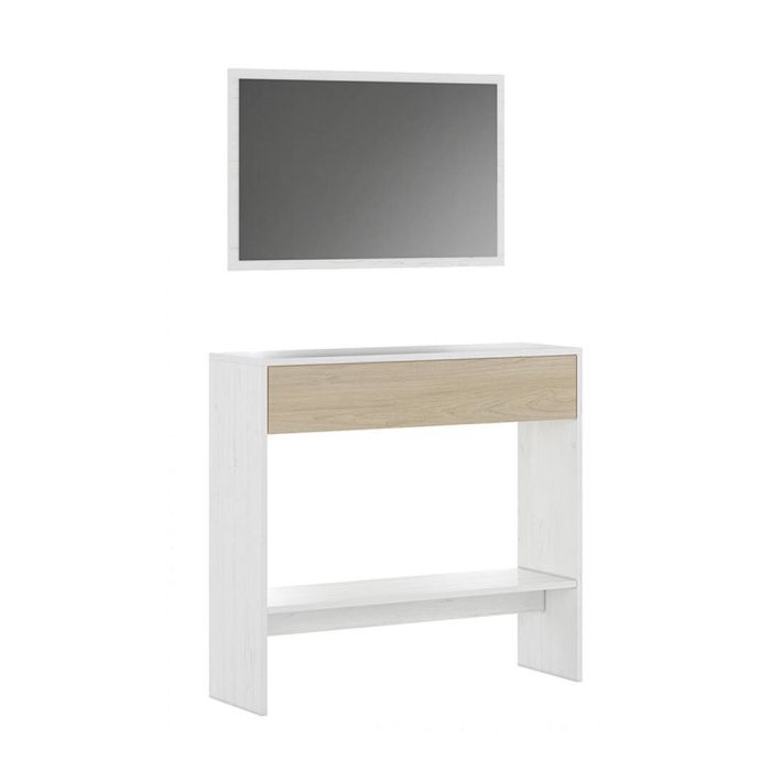 Recibidor de 1 Cajón con Espejo DONALD image 1