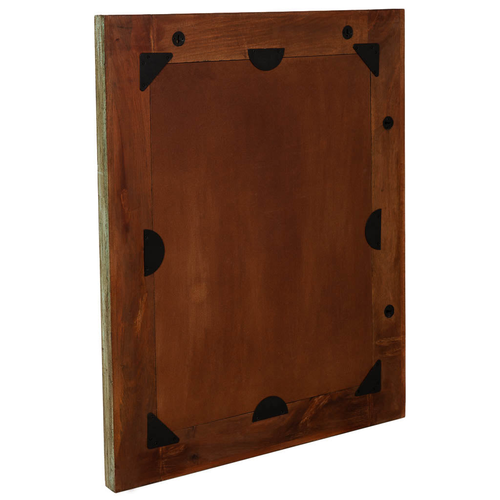 ESPEJO DALIAN ARTESANAL VERDE AGUAMARINA DE MADERA image 7