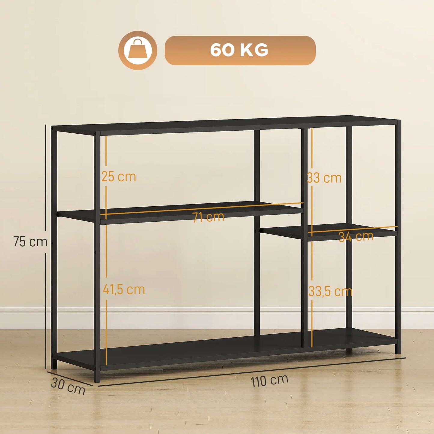 CONSOLA “METAL FOUR LEVELS 110” image 3
