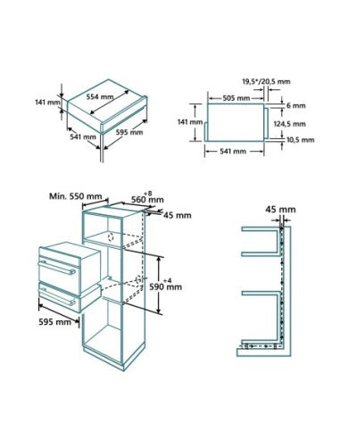 Cajón Calientaplatos Johnson Cristal Negro image 2