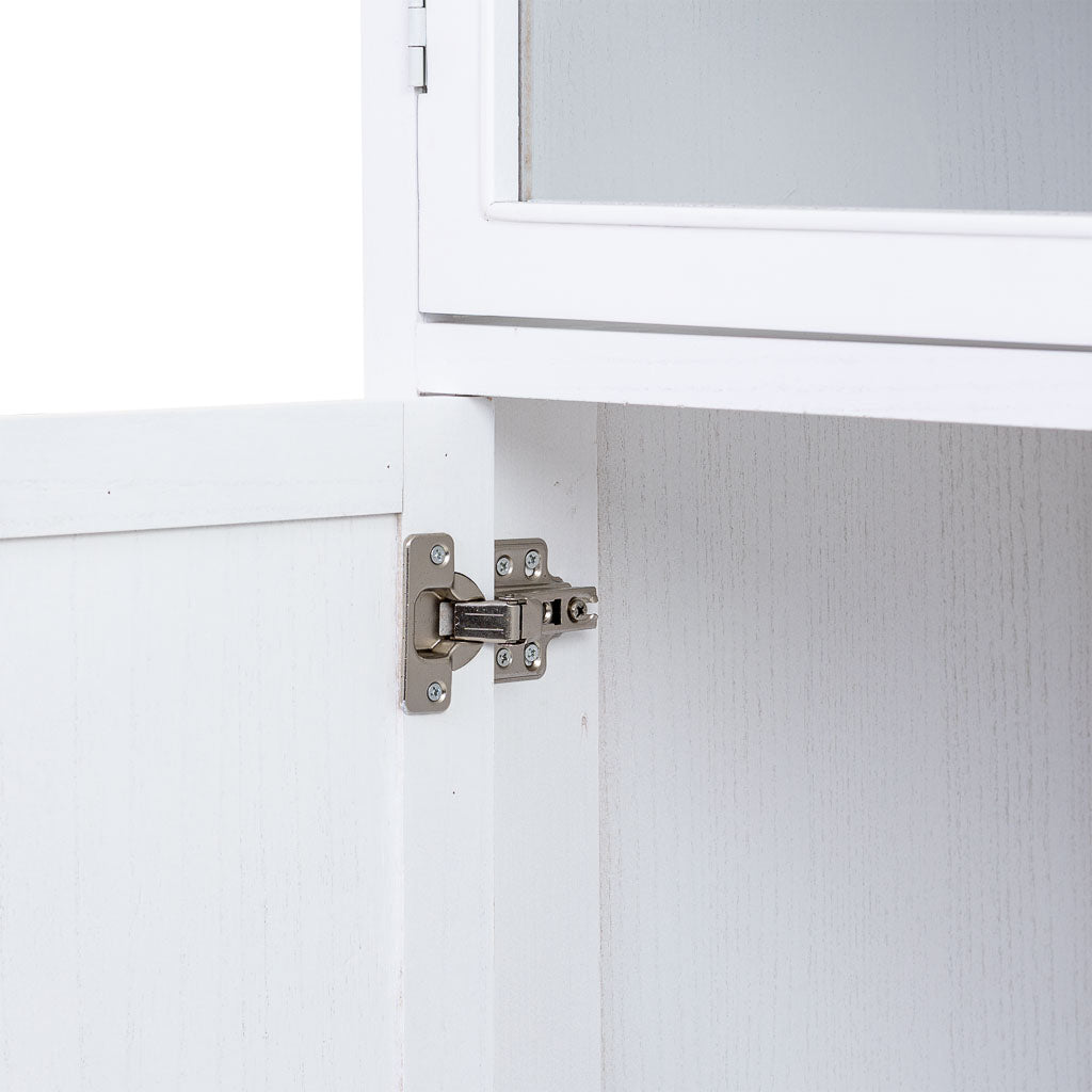 VITRINA MARTA DE MADERA BLANCA 3 PUERTAS Y 3 CAJONES image 5