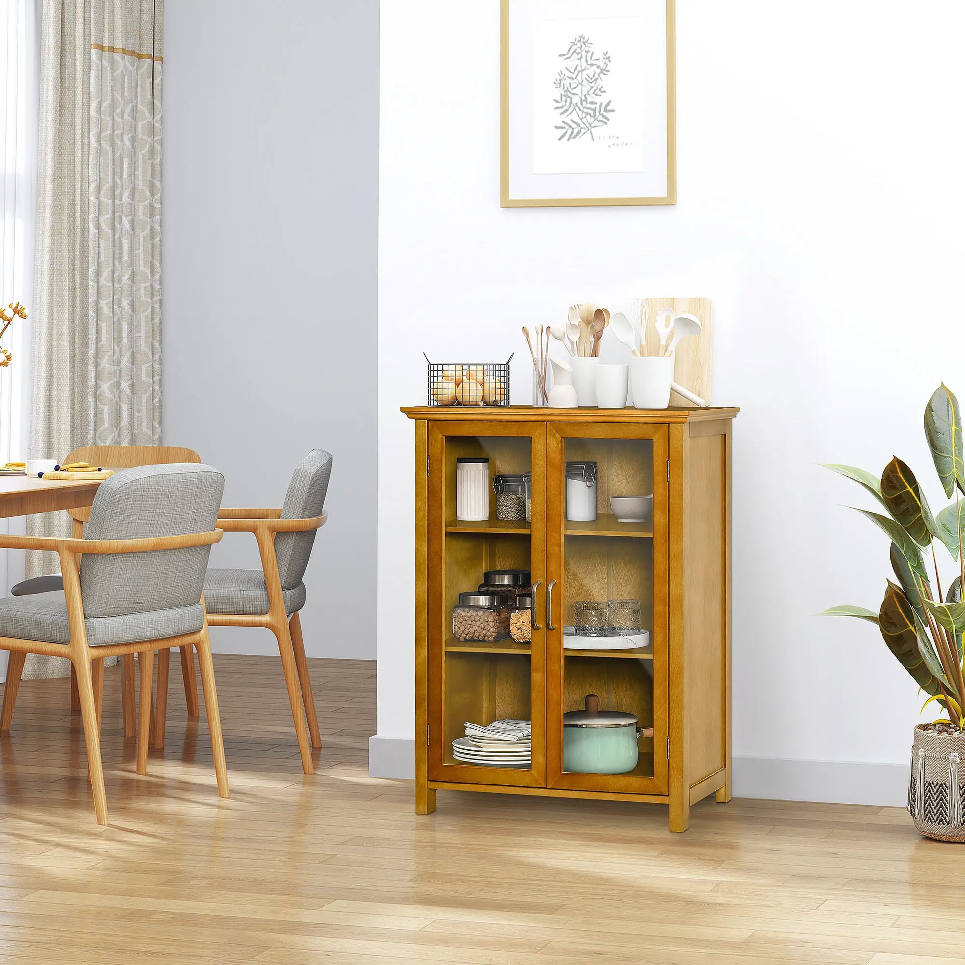 APARADOR VITRINA MODELO NOGALIS image 8