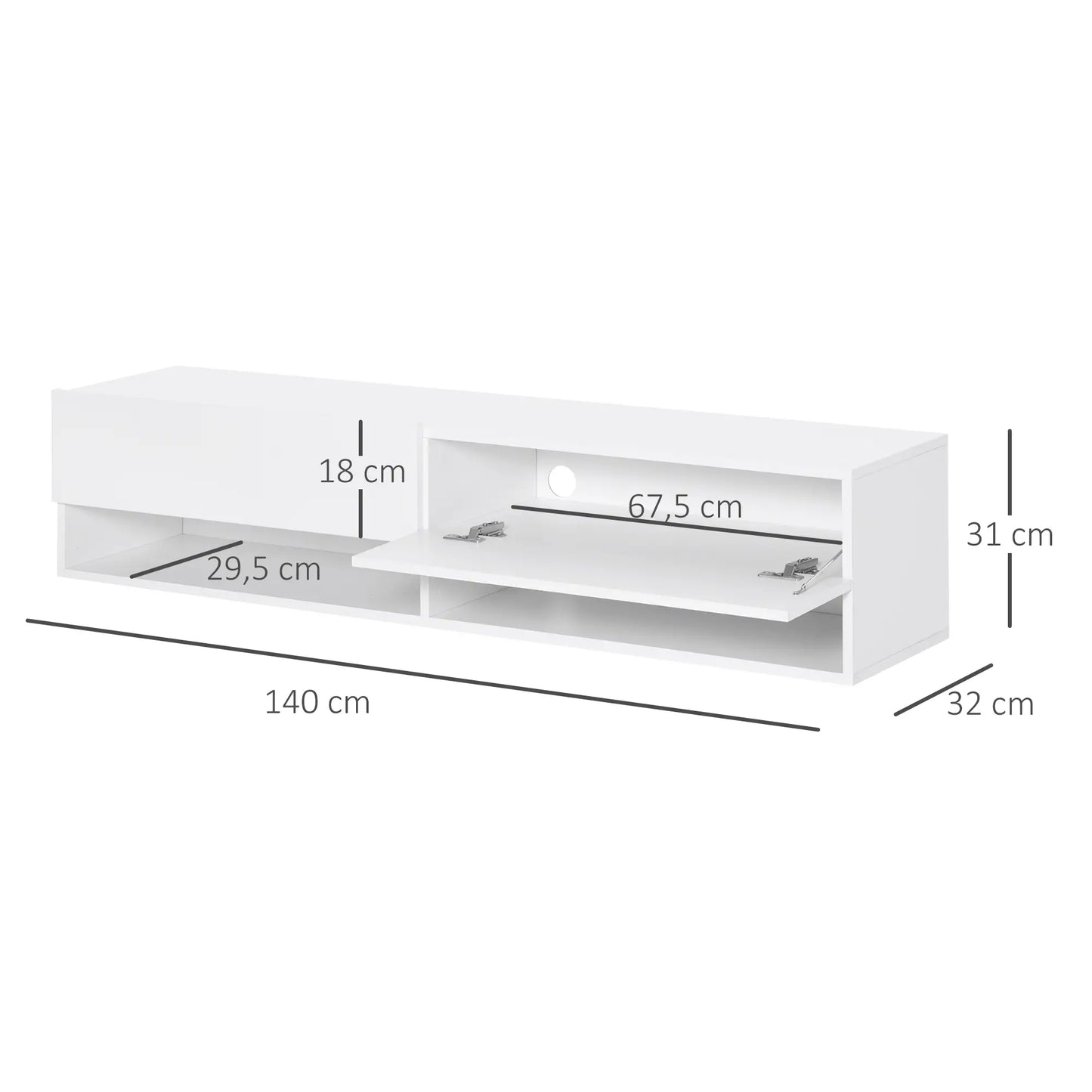 MUEBLE TV SUSPENDIDO 140 CM image 14