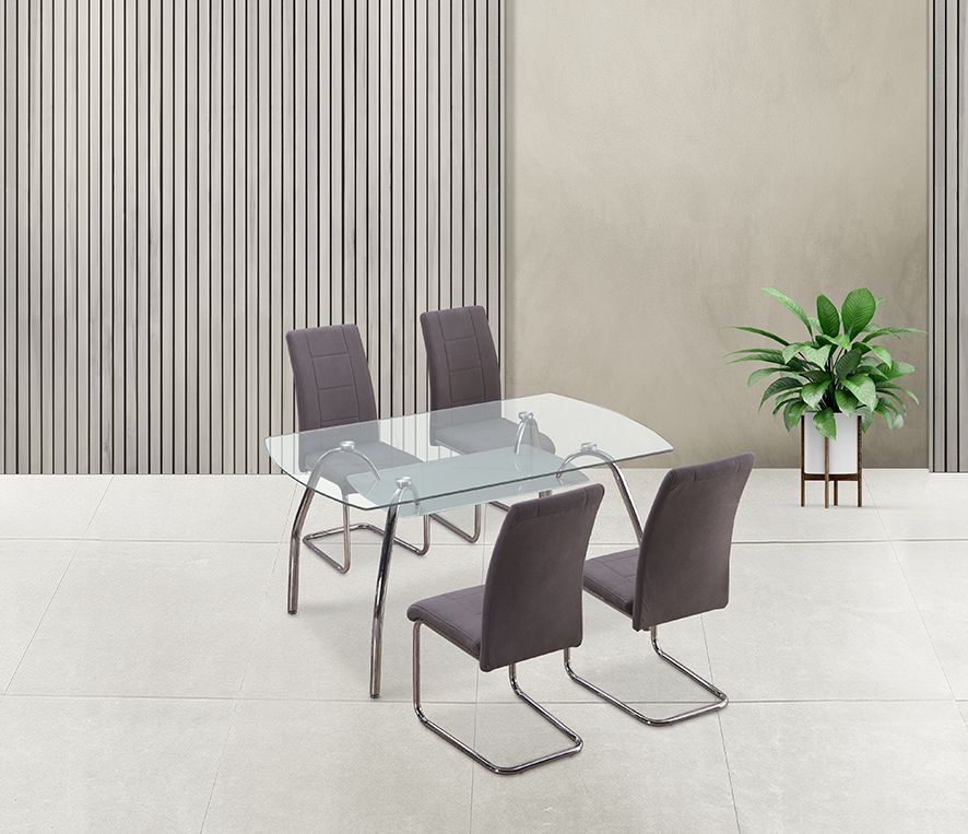 Conjunto Mesa De Comedor San Con 4 Sillas San image 1